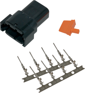 Deutsch Dtm Plug And Receptacle Kit Black, 1, nordicamoto.ro
