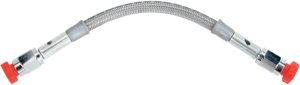 Brakeline Universal Stainless-steel Clear-coated Silver 2x Female 3/8x24 Jic/unf 6(r)/ 152mm Dot/tÜv A Silver