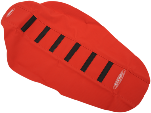 6-rib Gripper Seat Cover Red, 1, nordicamoto.ro