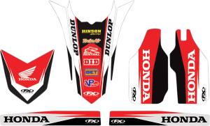 Trim Kit Graphics Black, Red, White