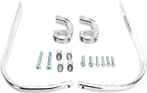 MOOSE RACING Contour Handguards Silver 