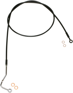 Xr Stainless Upper Brake Line Black