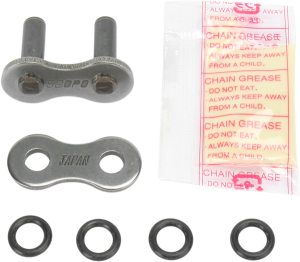 Po Series Rivet Connecting Link Silver