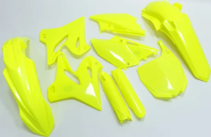 Complete Mx Body Kit Fluo Yellow Fluorescent Yellow, 1, nordicamoto.ro
