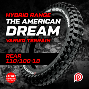Cauciuc 110/100-18 Plews Tyres The American Dream- Extreme/Hybrid