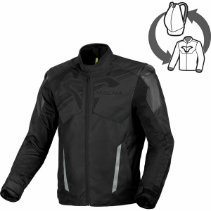 Geaca de vara impermeabila MACNA SEVENT Negru S, 8, nordicamoto.ro