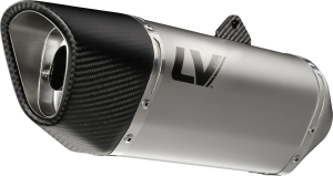 Tobă de eșapament LeoVince LV-14 R Slip-On pentru Kawasaki Z400 / Z500, 2, nordicamoto.ro
