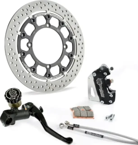 Set de curse Supermoto negru-oțel inoxidabil, nordicamoto.ro