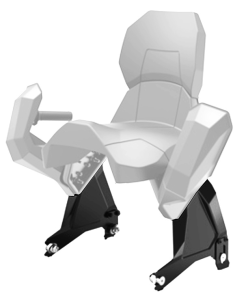 Kimpex Seat Jack LT/DX Seat brackets, Polaris