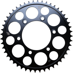 Lightweight Steel Sprocket Black, Zinc, 1, nordicamoto.ro