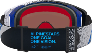Ochelari Alpinestars Supertech Hiten Gri/Albastru/Lentila Colorata, 2, nordicamoto.ro