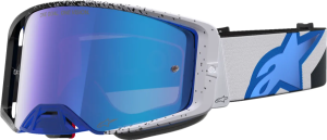 Ochelari Alpinestars Supertech Hiten Gri/Albastru/Lentila Colorata, nordicamoto.ro