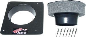 High-flow Air Horn Intake Kit Black, 2, nordicamoto.ro