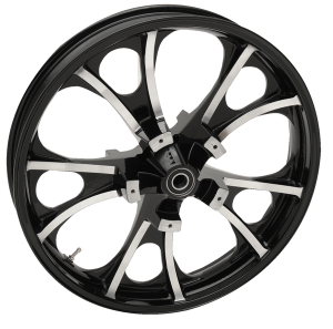 Precision Cast Custom 3d Front Wheels Black 
