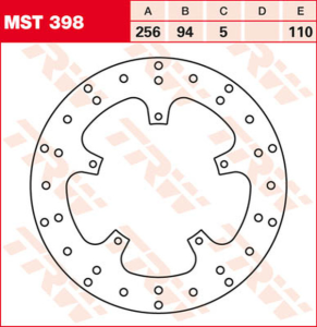 Disc de frână fix, rotund, 250–299 mm, 1, nordicamoto.ro