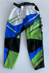 Pantaloni Jopa MX Blue/Green/White