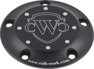 Ignition Cover Twin Cam Black, 2, nordicamoto.ro
