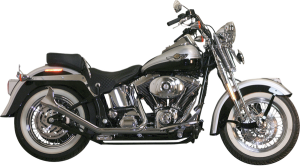 1-3/4(r) “side By Side” Upsweep Fishtail Exhaust System Chrome, 1, nordicamoto.ro