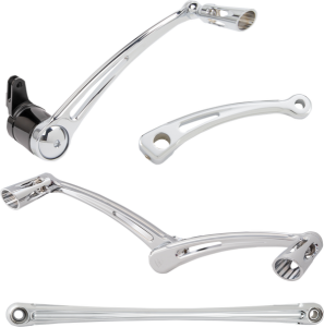 Deep Cut Foot Control Kits Chrome