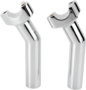 Forged Aluminum Handlebar Riser Silver