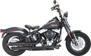 3(r) Twin Slash Slip-on Mufflers Black 