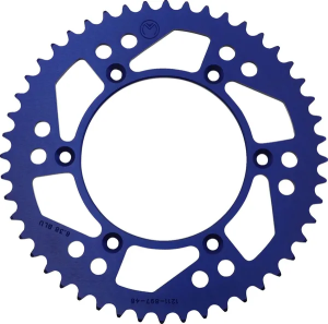 MOOSE RACING Rear Aluminum Sprocket Blue 