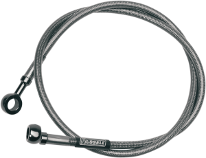 Cycleflex Extended Length Front Brake Line Kit Braided, Silver, Stainless