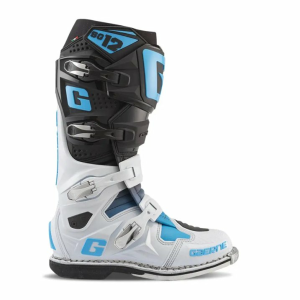 Cizme Gaerne Sg12 Limited Edition Black/White/Blue