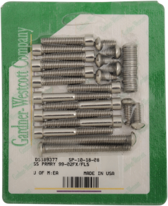 Bolt Kit Stainless Steel, Polished