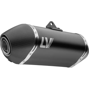 Tobă de eșapament LeoVince LV-14 Black Edition Slip-On pentru Benelli TRK 702, nordicamoto.ro