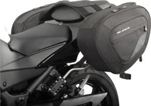 Blaze Saddlebag Set Black, Gray