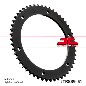 JT SPROCKETS Rear Sprocket Black 