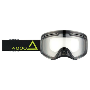 Ochelari Snowmobil AMOQ Vision Vent+ cu lentila magnetica Black-HiVis - Clear