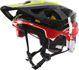 Casca MTB Alpinestars Vector Tech Glossy Black/Fluo Yellow/Red