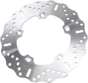 Contour Fixed Brake Rotor Silver, Stainless Steel