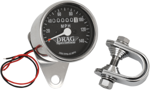 2.4(r) Mini Mechanical Speedometer Black, 2, nordicamoto.ro