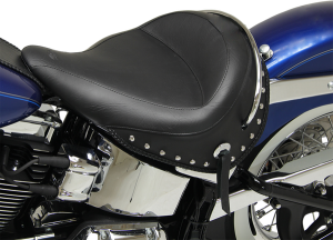 Wide Vintage Solo Seat Black