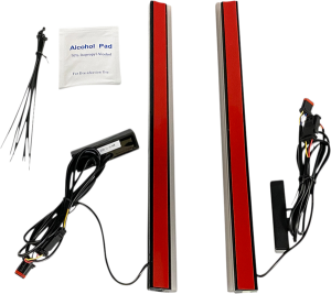 Dual Color Plasma Rods Amber, Red, 2, nordicamoto.ro