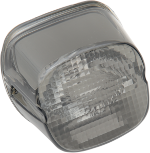 Laydown Taillight Lens With Bottom Tag Lens Smoke