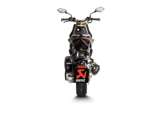 Slip-on Line Muffler Scooter Black, Carbon Fiber