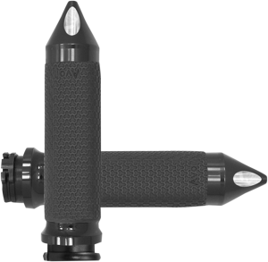 Vibration Dampening Memory Foam Grips Black, 1, nordicamoto.ro