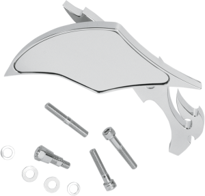 Billet Aluminum Mirrors With Clear Glass Silver, 2, nordicamoto.ro