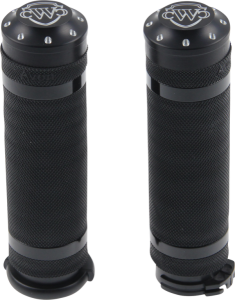 Hand Grips Black, Powder-coated, 2, nordicamoto.ro