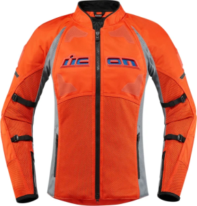 Geaca Textila Dama Icon Contra2™ Gray/Orange 3XL, 1, nordicamoto.ro