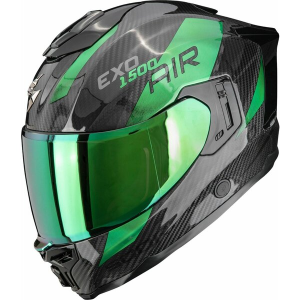 Casca integrala SCORPION EXO-1500 CARBON AIR PLATTED XXL Negru/Rosu, 4, nordicamoto.ro