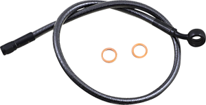 Alternate Length Upper Brake Line Black, Black Pearl, 2, nordicamoto.ro