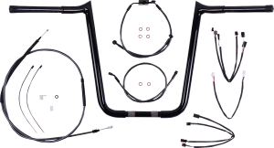 1-1/4(r) Viking Handlebar Installation Kit Black, 1, nordicamoto.ro