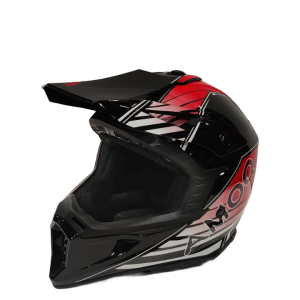 AMOQ Meteor V2 Helmet Axis Black/Red glossy XS