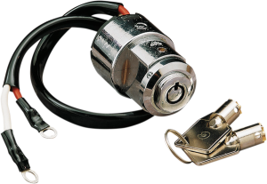Round Key Ignition Switch Chrome, 1, nordicamoto.ro