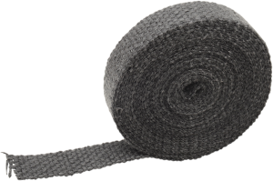 Fiberglass Exhaust Wrap Black, 1, nordicamoto.ro